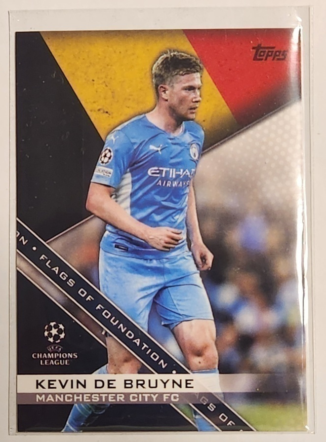 Kevin De Bruyne jalkapallokortti Flags of Foundation 21-22