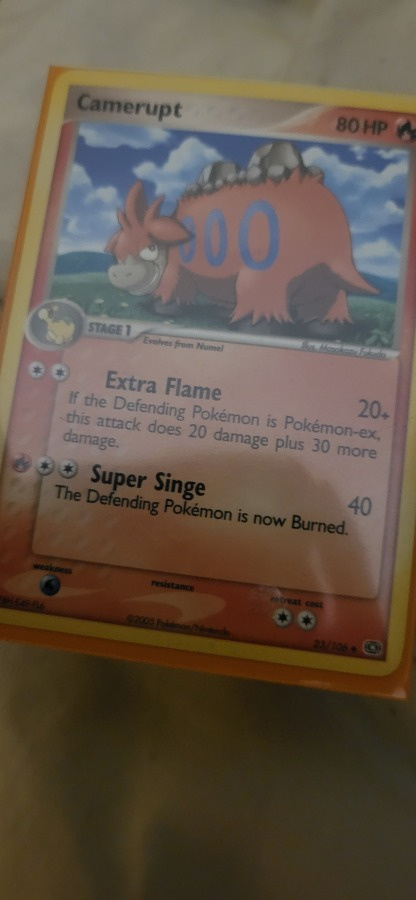 Camerupt #23 EX Emerald Uncommon card