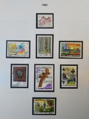 1982 Suomi postimerkki 8 kpl