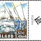 Ål 2000 Purjehdusmerenk. 3,40 mk välilöpari logo ** LaPe 177 - pikkukuva 1