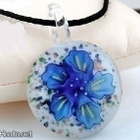 1310 .. Murano Lampwork Art Glass Taidelasi .. Kaulakoru - pikkukuva 4