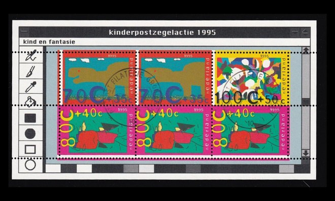 Alankomaat 1558BL45 o Voor het Kind fantasia (1995)