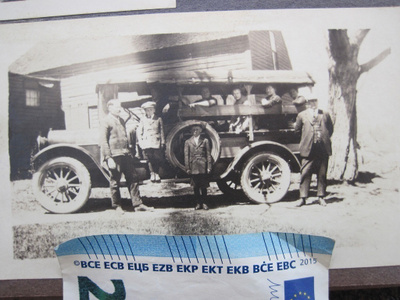 VANHA Valokuva Kiva Kuorma-Auto 1920-l