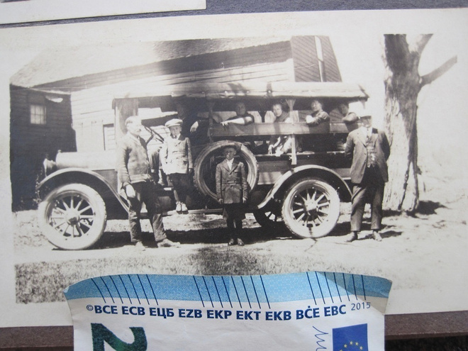VANHA Valokuva Kiva Kuorma-Auto 1920-l