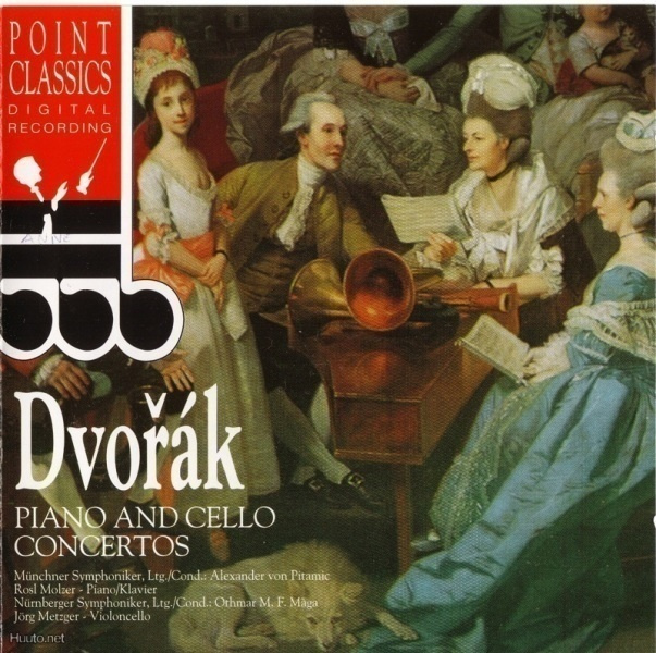 Antonin Dvorak : Piano- ja Sellokonsertto - CD