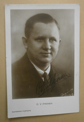 O. V. Itkonen, kirjailija ja moniala-ammattilainen, ei p.