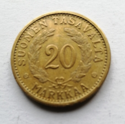 20 markkaa 1936 alpr