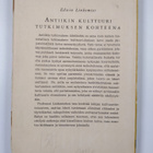 Edwin Linkomies : Antiikin kulttuuri tutkimuksen kohteena - pikkukuva 2