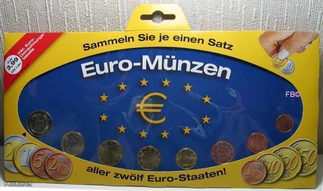 San marino 1c - 2euro UNC kolikot hienossa pakkauksessa