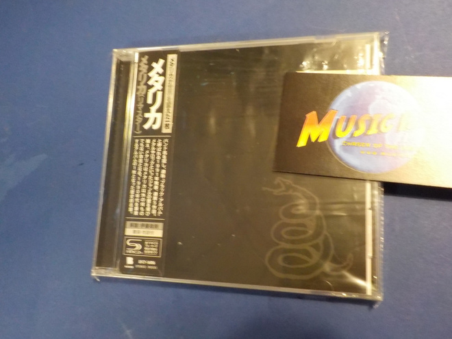 METALLICA - S/T BLACK ALBUM UUSI JAPANI PAINOS SHM-CD