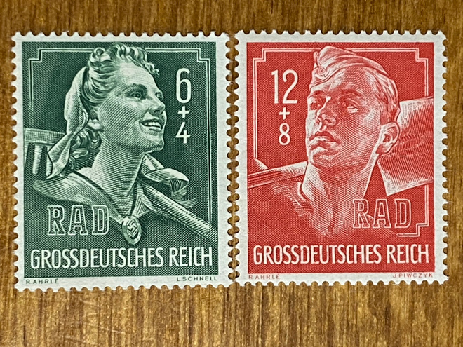 SAKSA REICH 1944 VALTION TYÖPALVELUN RAD:N NÄYTTELY PARI**
