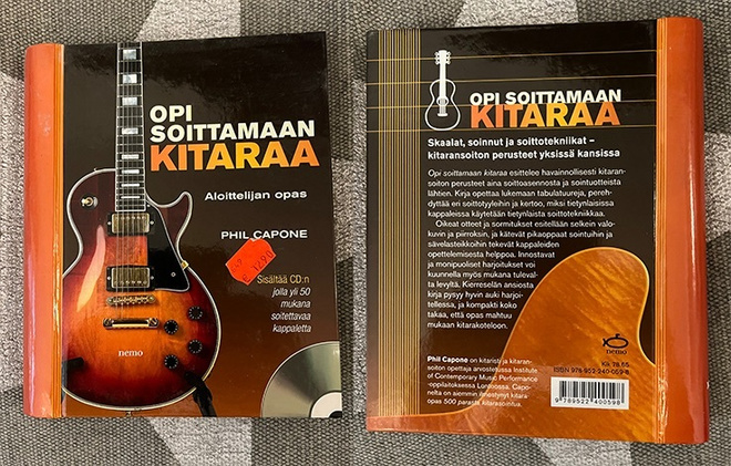 Phil Capone: Opi soittamaan kitaraa - aloittelijan opas