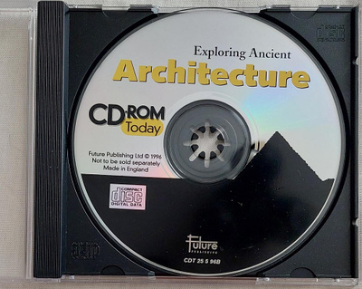 Future Publishing Exploring Ancient Architecture CD-ROM