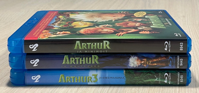 Luc Besson: ARTHUR-trilogia (2006-2010) Blu-ray (UUSI)