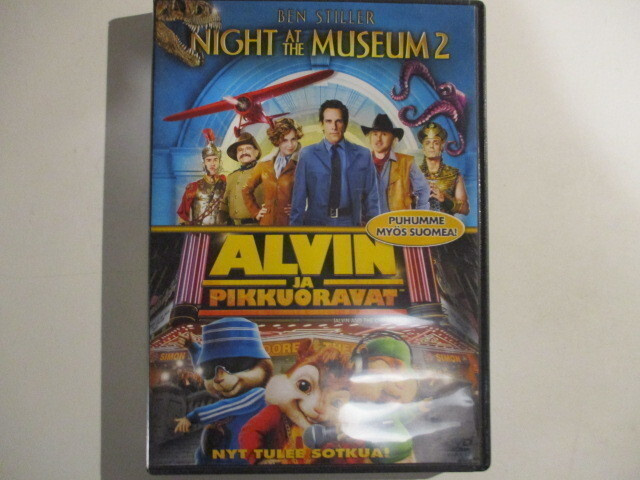 DVD NIGHT AT THE MUSEUM 2 + ALVIN