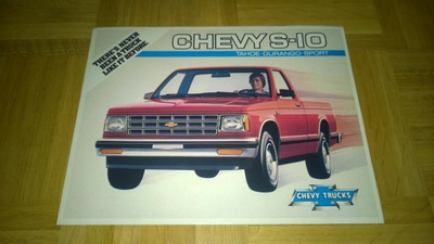 Esite Chevrolet Chevy S-10 Tahoe, Durango,Sport.1982.GM USA