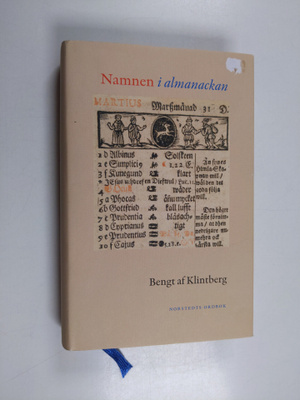 Bengt af Klintberg : Namnen i almanackan