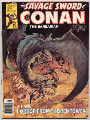 The Savage Sword of Conan the Barbarian No. 21 August 1977