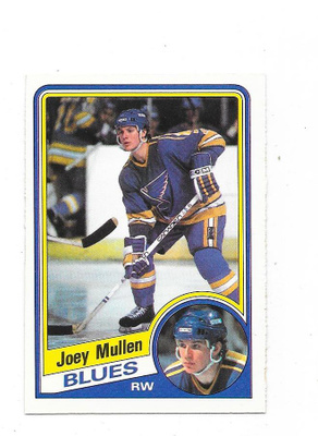 1984-85 OPC #188 Joey Mullen , St Louis Blues