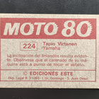 1980 Este Moto #224 Tapio Virtanen Yamaha - pikkukuva 2
