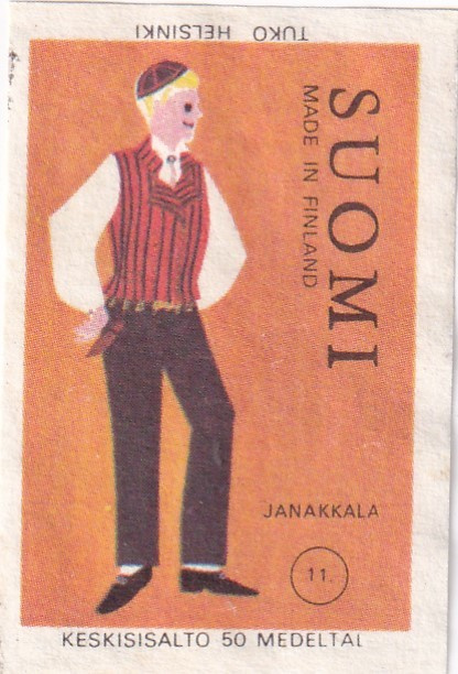 Janakkala 11,  Kansallispuku mies    b575