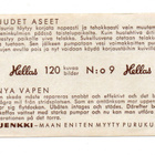 Purkkakuva Hellas UUDET ASEET n:o 9 Purukumikuva - pikkukuva 2
