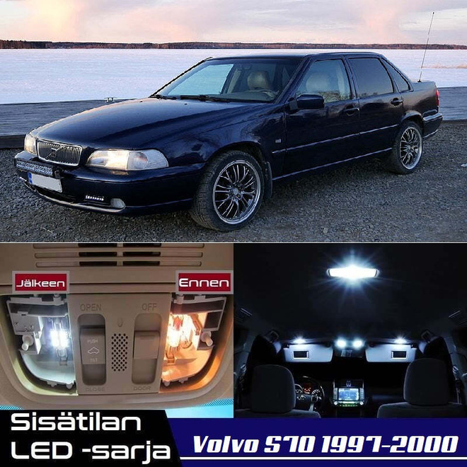 Volvo S70 Sisätilan LED-sarja 22-osainen