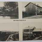 Karijoki, Myrkynkylä, vanha nelikuvakortti, k. k-k - pikkukuva 1