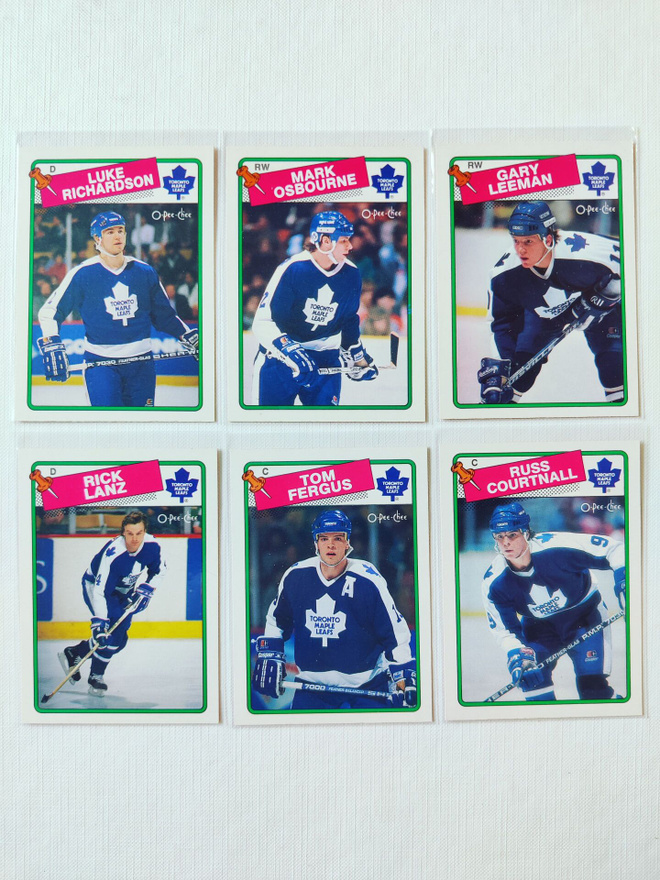 88-89 Opc - Toronto Maple Leafs 6kpl
