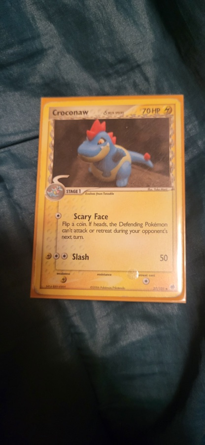Croconaw Delta Species (DF 27) EX Dragon Frontiers card