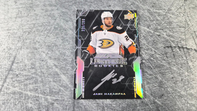 Jani Hakanpää 2020-21 Black Lustrous Rookies Auto