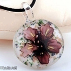 1310 .. Murano Lampwork Art Glass Taidelasi .. Kaulakoru - pikkukuva 1