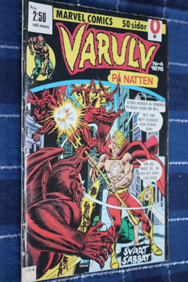 Varulv 4 / 1975 ( ruotsinkielinen sarjis Marvel Comics )