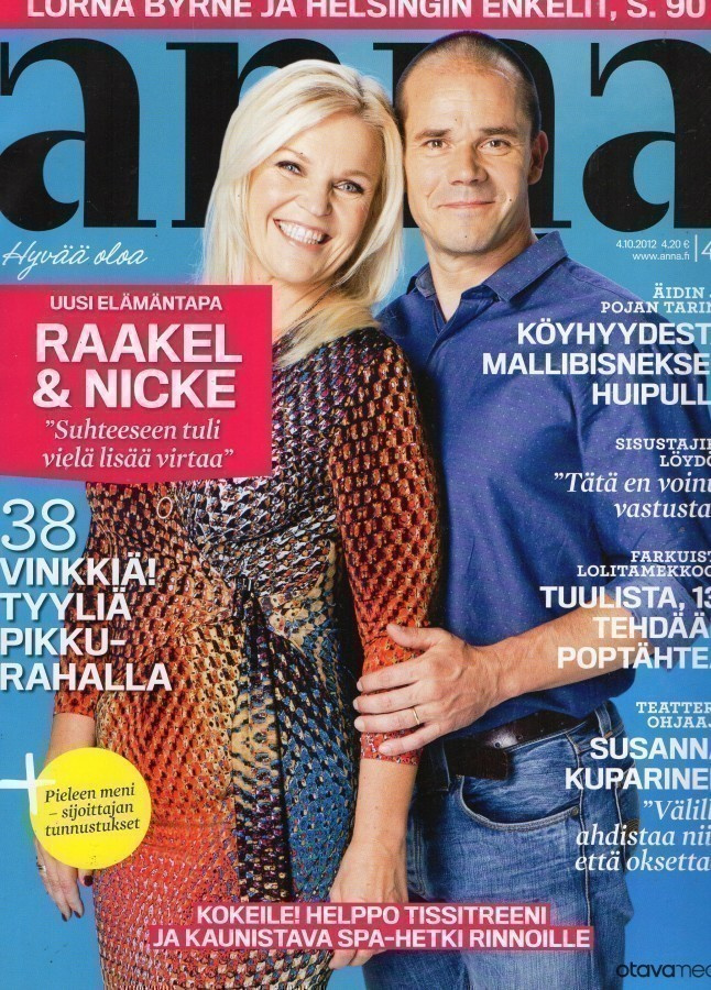 Anna n:o 40 2012 Raakel & Nicke.  Susanna Kuparinen. Tuuli.