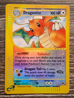 Dragonite rare reverse holo!