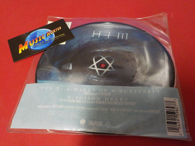 HIM - WINGS OF A BUTTERFLY UUSI 7'' KUVALEVY SINGLE