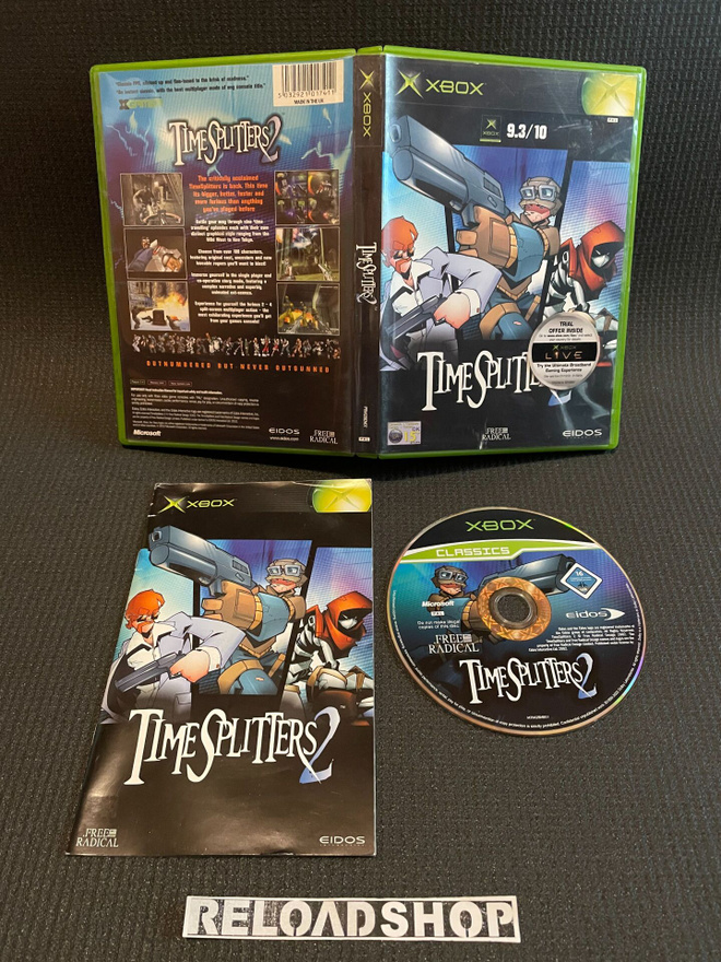Time Splitters 2 XBOX - Original Box