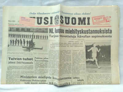 Uusi Suomi 31.7.1953