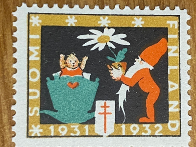 JOULUMERKKI 1931 KÄTKYTLAPSI**