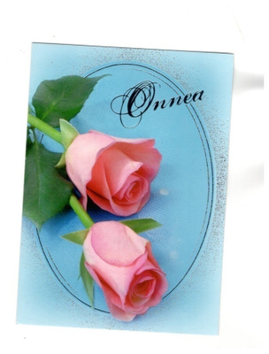 RUUSUT ..."°ONNEA°" -KORTTI / (Papron)