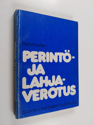 Pertti Puronen : Perintö- ja lahjaverotus