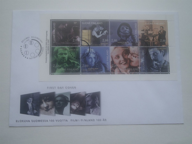 ELOKUVA SUOMESSA 100 VUOTTA - ENSIPÄIVÄKUORI ( FDC )