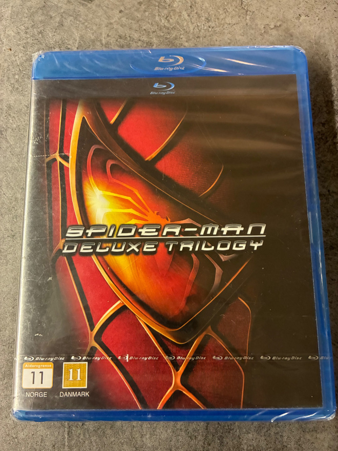 Spider-man deluxe trilogy blu-ray