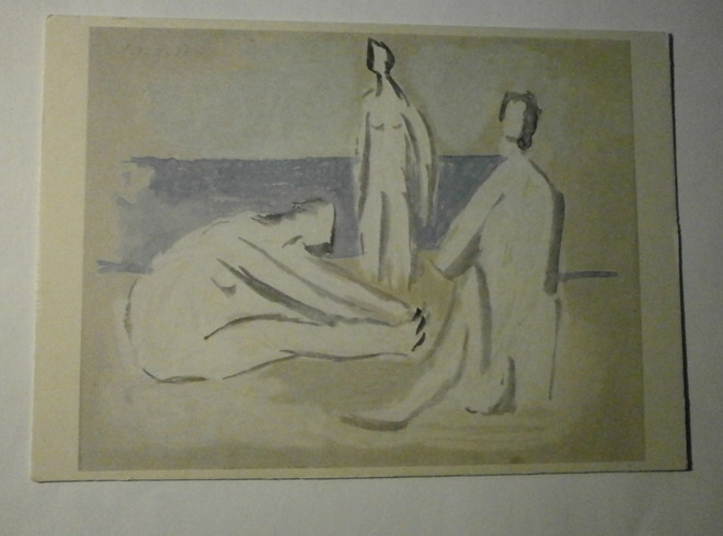 Pablo Picasso: Kolme kylpijää, taidepk, ei p.