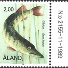Åland 1990 Kaloja 2,00 mk välilöpari numero ** LaPe 039 - pikkukuva 1