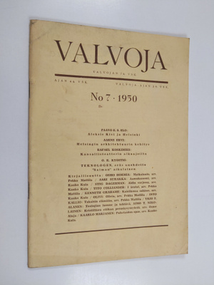 Valvoja 7/1950
