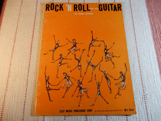 ROCK 'N ROLL WITH THE GUITAR BY RUSS DITZEL   NUOTTIKIRJA