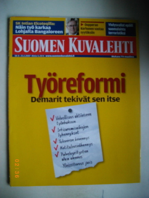 Suomen Kuvalehti Nro 8 23.2.2007. (20.3)