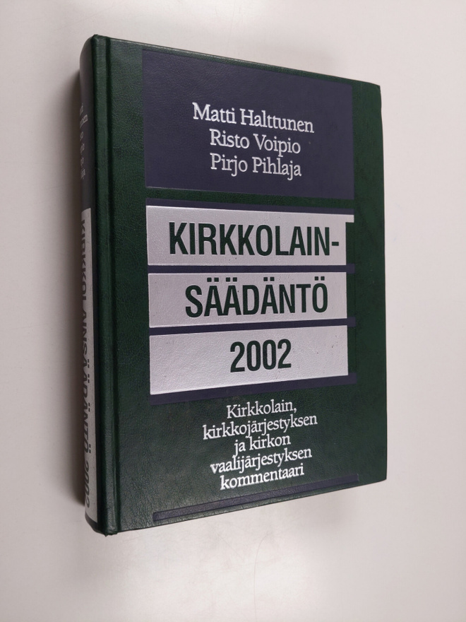 Matti Halttunen : Kirkkolainsäädäntö 2002 : kirkkolain, k...