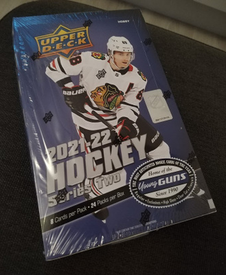 2021-22 Upper Deck Series 2 HOBBY keräilypussit 3.5e/kpl